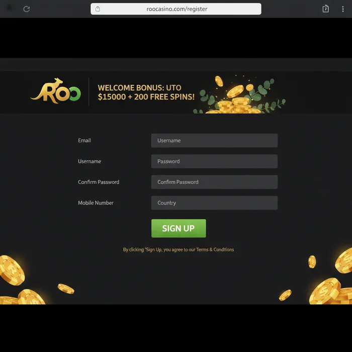 Roo Casino Signup